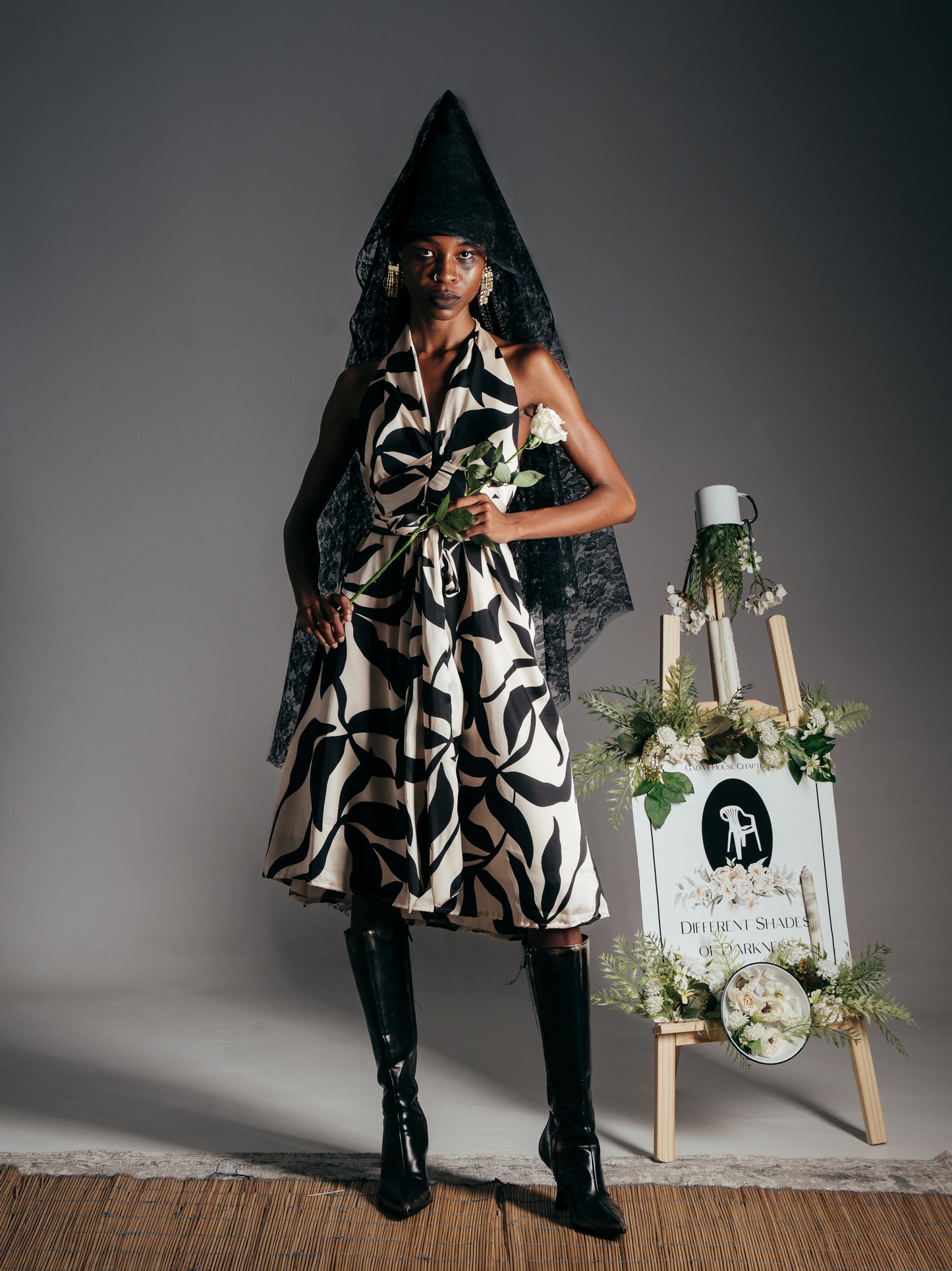 Busisiwe Satin Wrap Dress