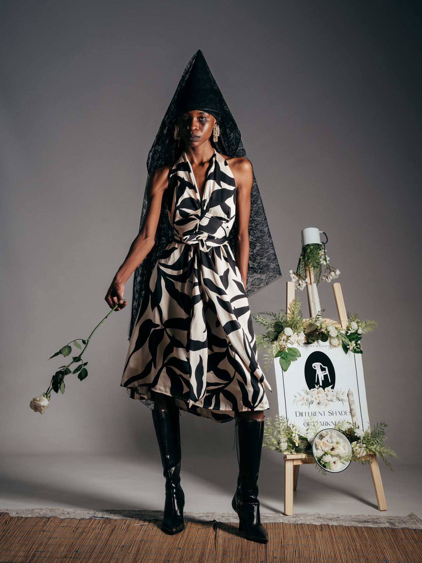 Busisiwe Satin Wrap Dress